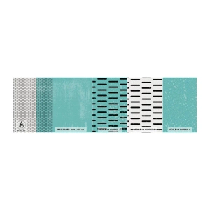 Campione di Fotomurale Adesivo Deluxe Sticker - Composizione equilibrata - Astrazione, Grafica, Pezzo - 100x30 cm