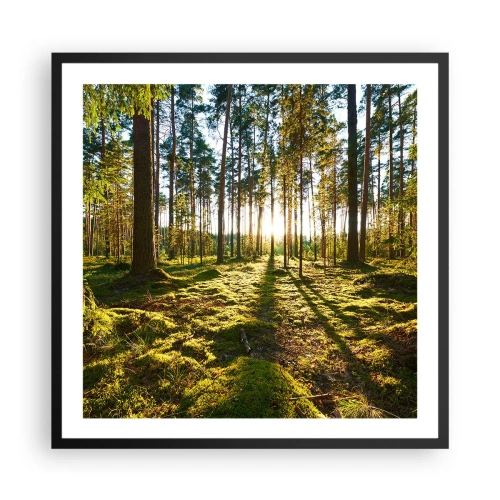 Poster in cornice nera - …dopo sette foreste - 60x60 cm