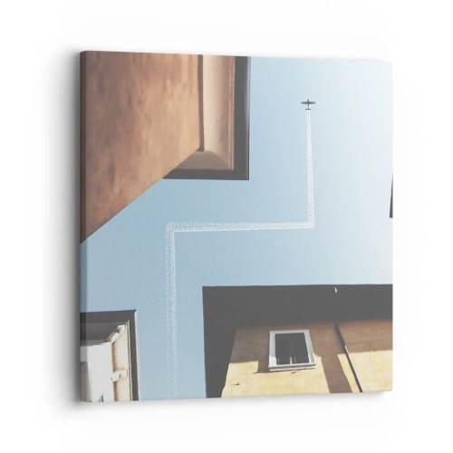 Quadro su tela - Stampe su Tela - Sopra il labirinto urbano - 30x30 cm