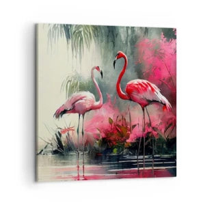 Quadro su tela - Stampe su Tela - Lezione di naturale eleganza  - 50x50 cm
