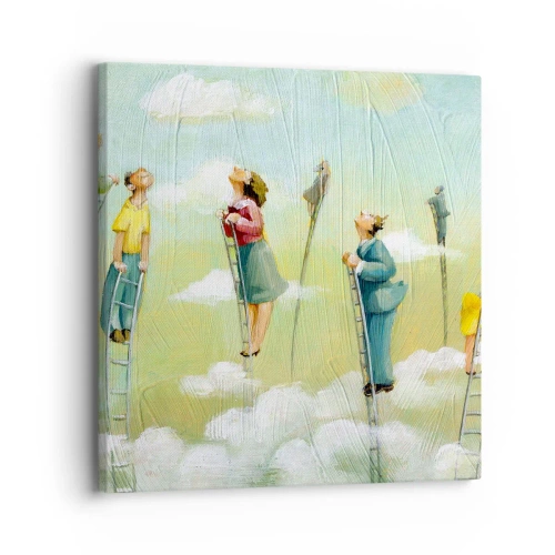 Quadro su tela - Stampe su Tela - Seguendo i propri sogni - 30x30 cm