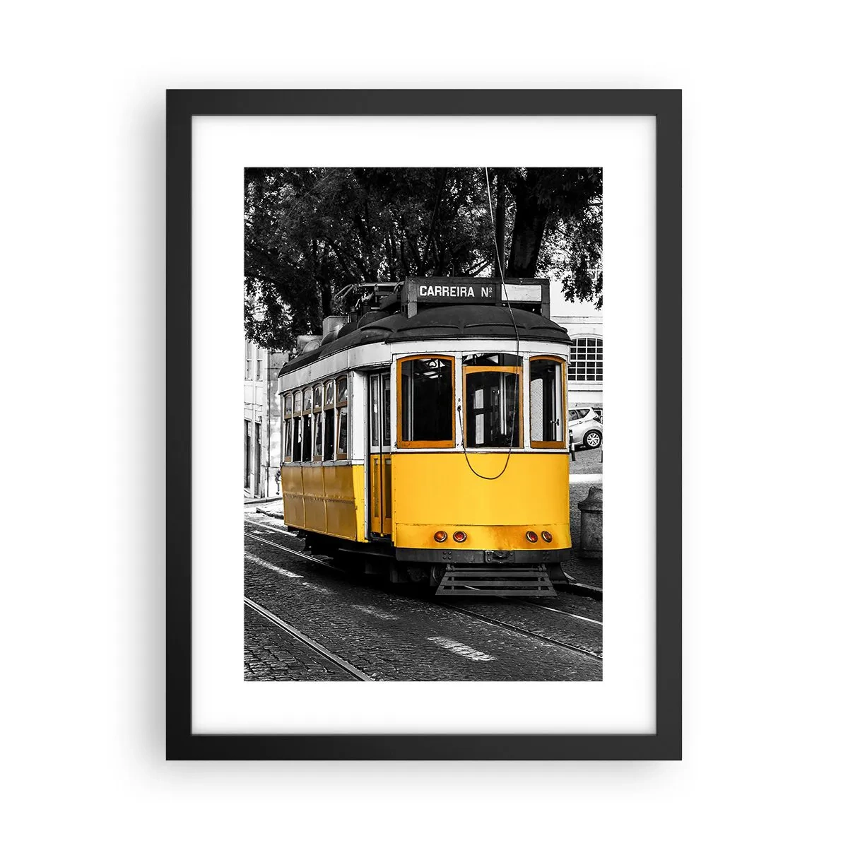 Poster in cornice nera - Con il fado in sottofondo - 30x40 cm