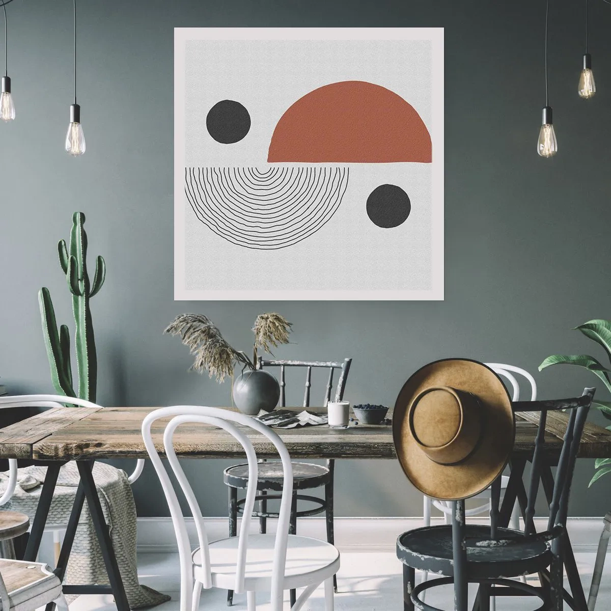 Poster - La perfezione del cerchio - 40x40 cm