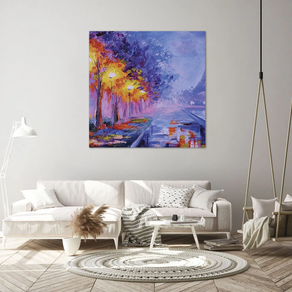 Quadro su tela - Stampe su Tela - Passeggiata da sogno - 30x30 cm
