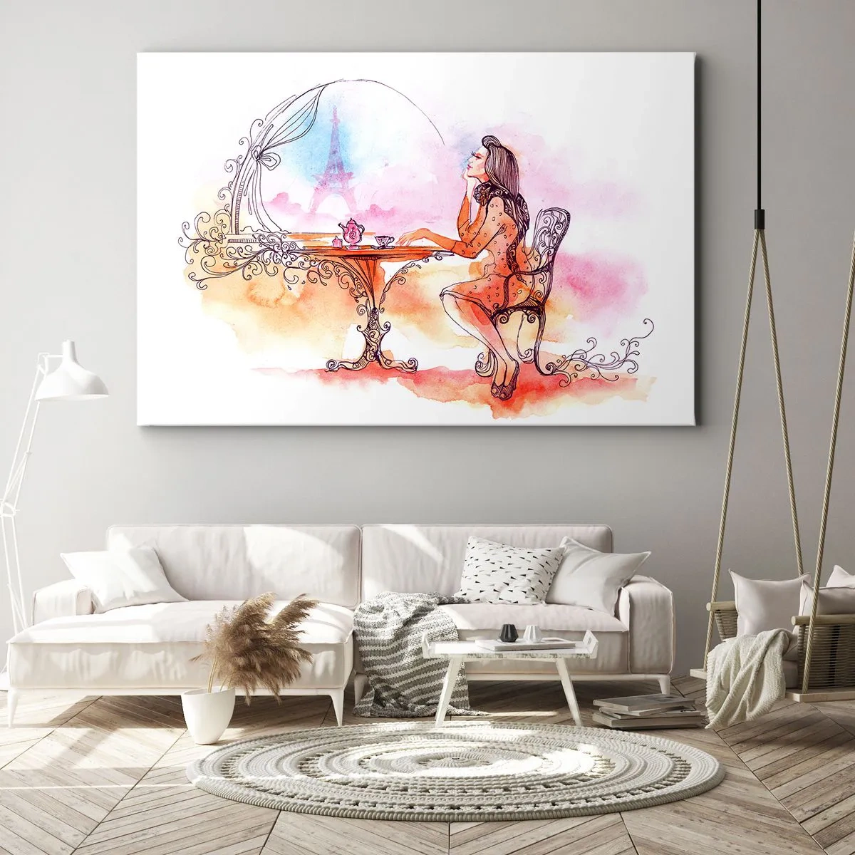 Quadro su tela - Stampe su Tela - Chic parigino - 70x50 cm