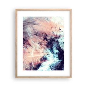 Poster in cornice rovere chiaro - Senti il vento - 40x50 cm