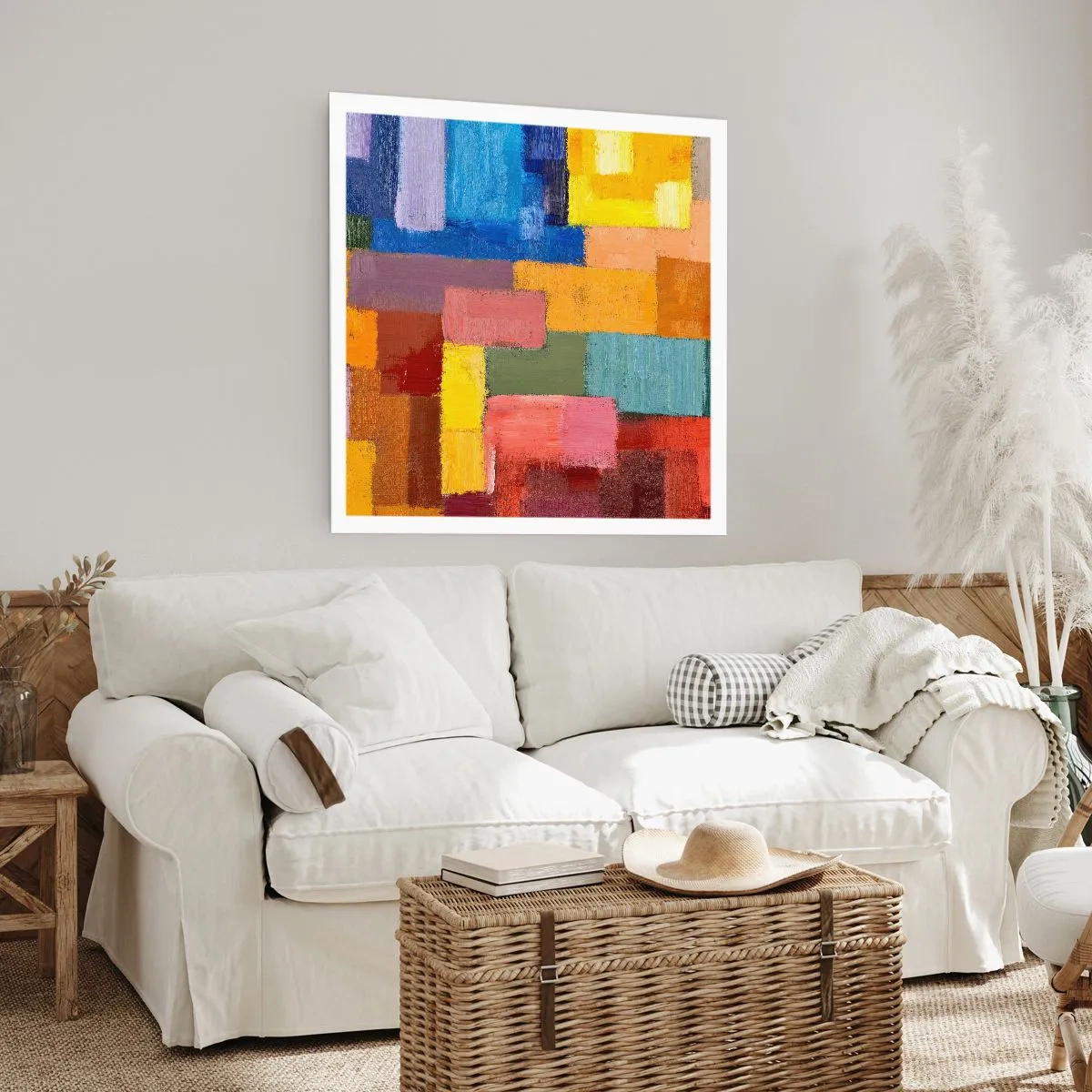 Poster - Ognuno diverso, tutti colorati - 40x40 cm
