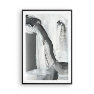 Poster in cornice nera - Movimento deciso - 61x91 cm