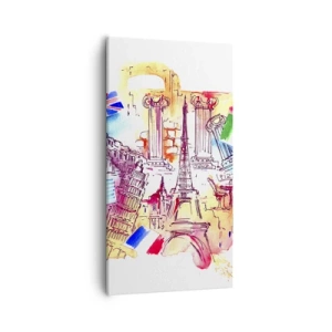 Quadro su tela - Stampe su Tela - Tournée europea - 55x100 cm