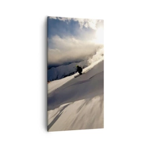 Quadro su tela - Stampe su Tela - Sfida dei monti accettata - 55x100 cm