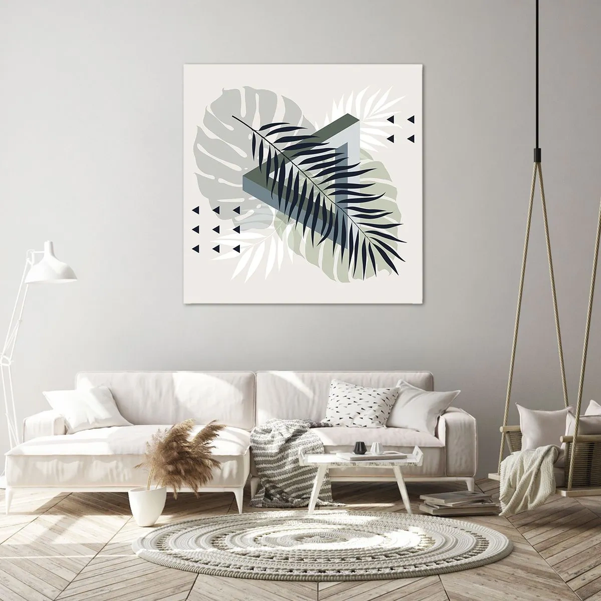 Quadro su tela - Stampe su Tela - Natura e geometria: due ordini? - 50x50 cm