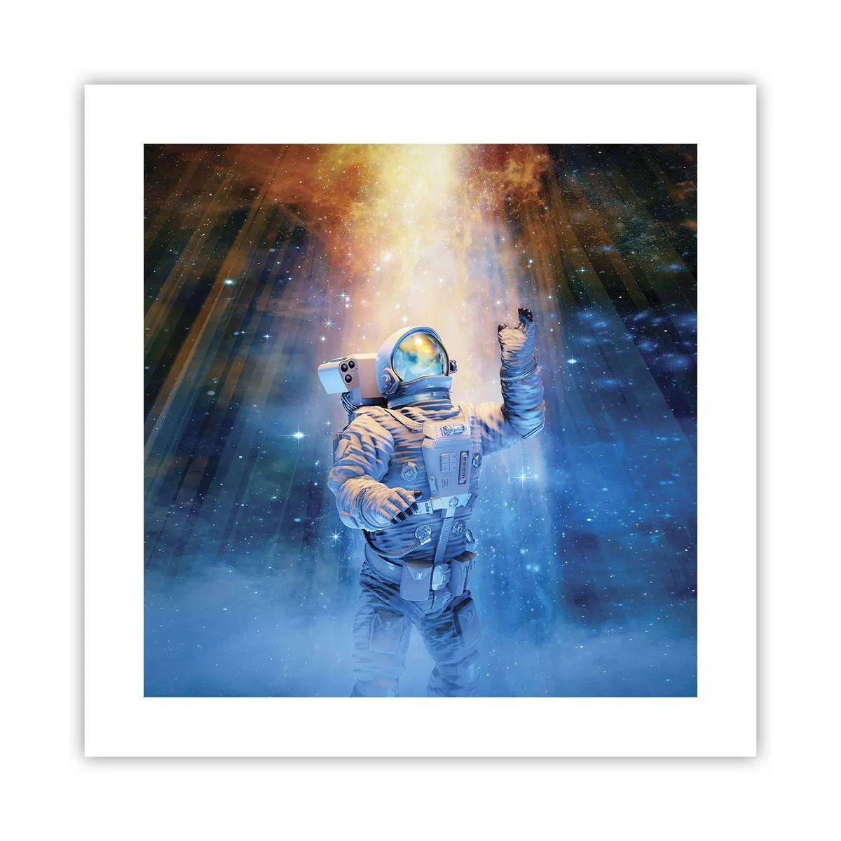 Poster - Finalmente alla meta - 40x40 cm