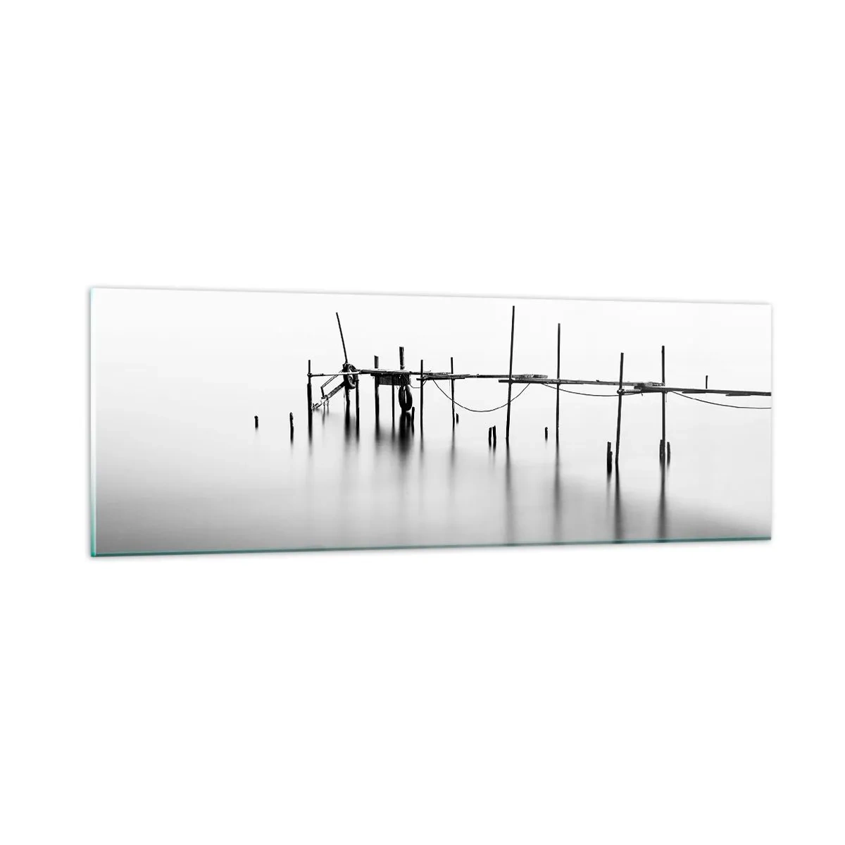 Quadro su vetro - E se la luce non c'è? - 90x30 cm