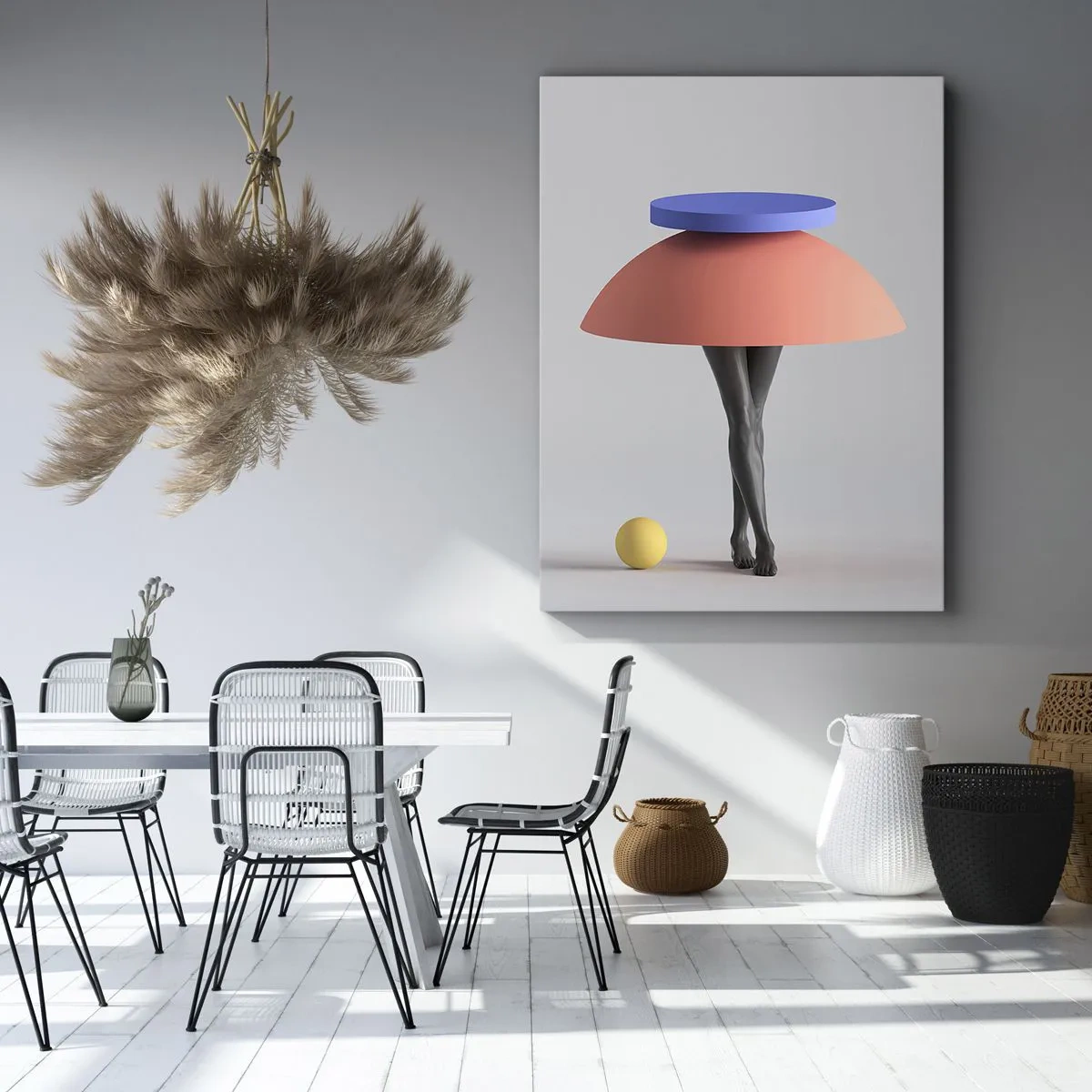 Quadro su tela - Stampe su Tela - Composizione surrealista - 65x120 cm