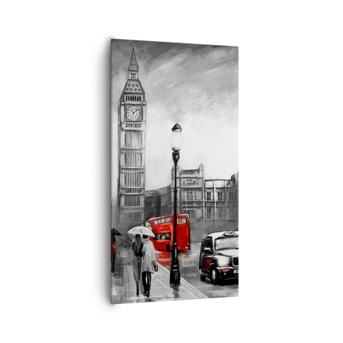 Quadro su tela - Stampe su Tela - Una città per niente grigia - 65x120 cm