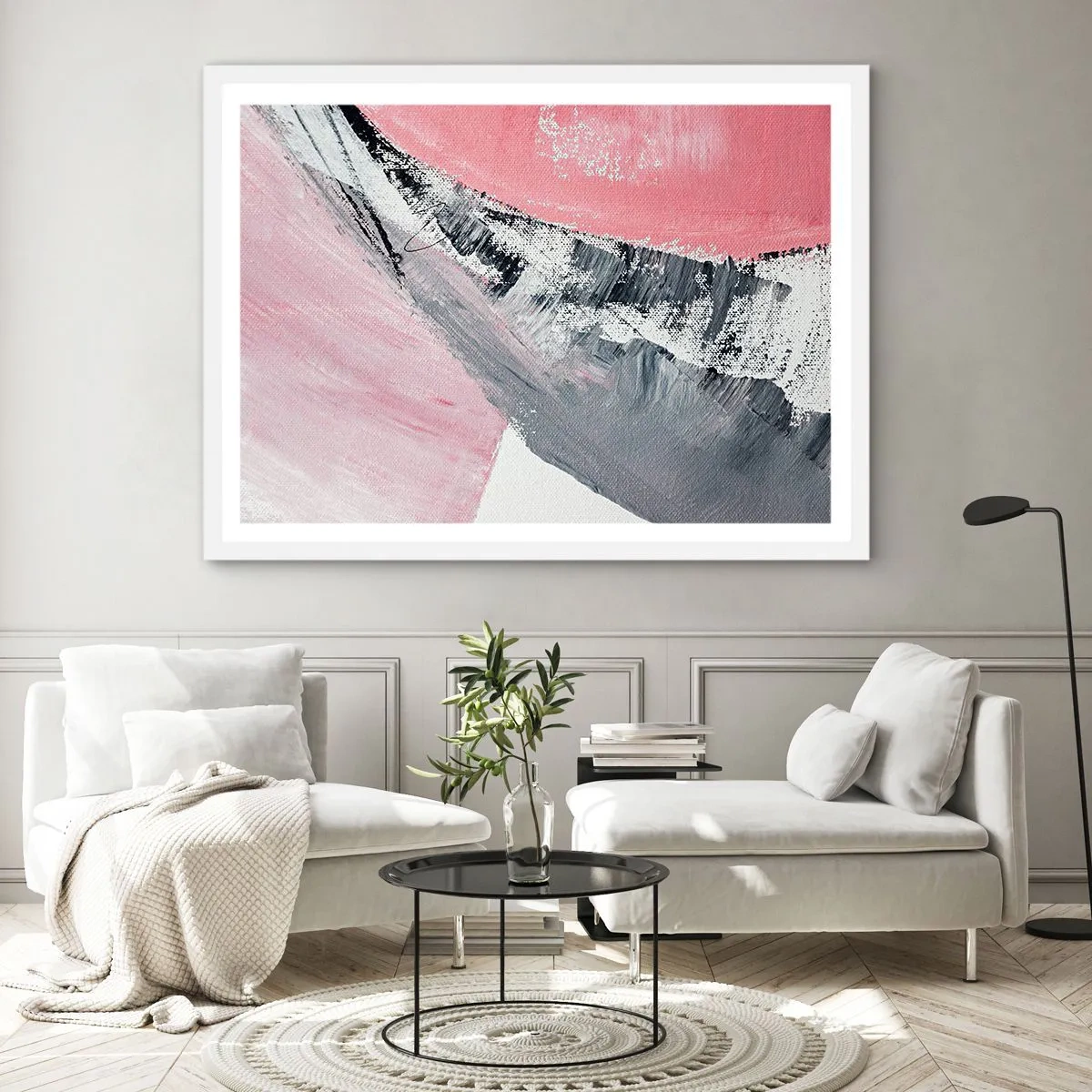 Poster in cornice bianca - Composizione abbinata - 70x50 cm
