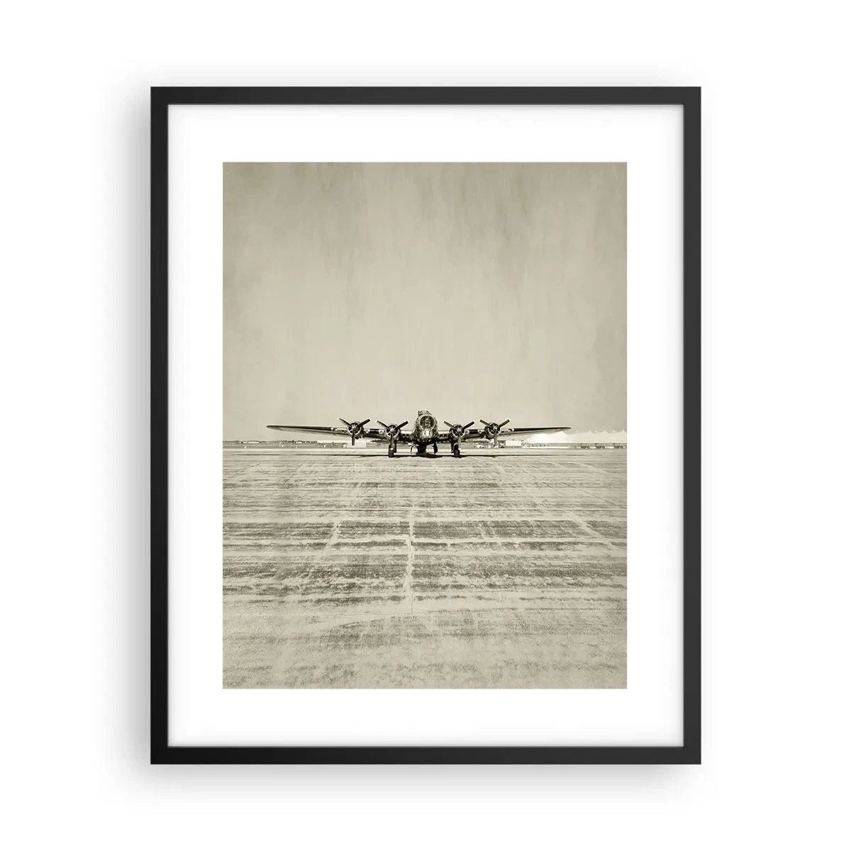 Poster in cornice nera - Pronto come sempre - 40x50 cm