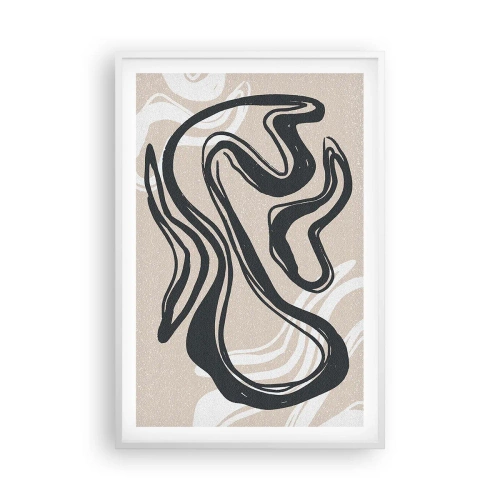 Poster in cornice bianca - Espressione moltiplicata - 61x91 cm