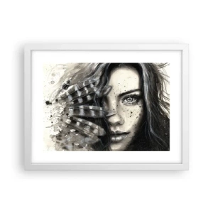 Poster in cornice bianca - Bellezza selvaggia - 40x30 cm