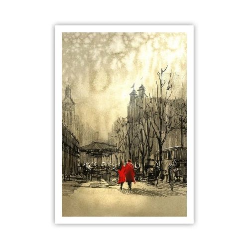 Poster - Appuntamento nella nebbia di Londra - 70x100 cm