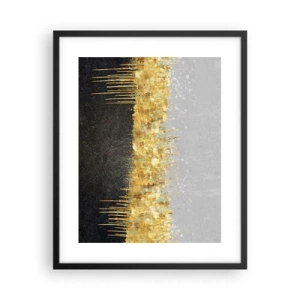 Poster in cornice nera - Nel profondo e verso l'alto - 40x50 cm