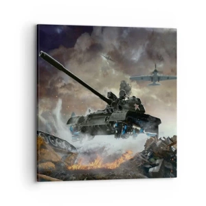 Quadro su tela - Stampe su Tela - La battaglia bella e terribile - 70x70 cm
