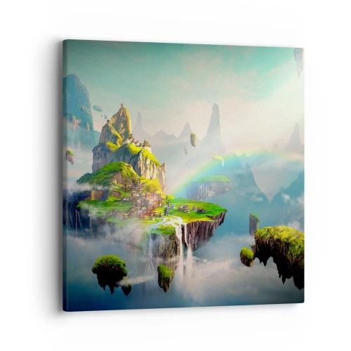 Quadro su tela - Stampe su Tela - In mezzo al cielo: isole fortunate - 40x40 cm