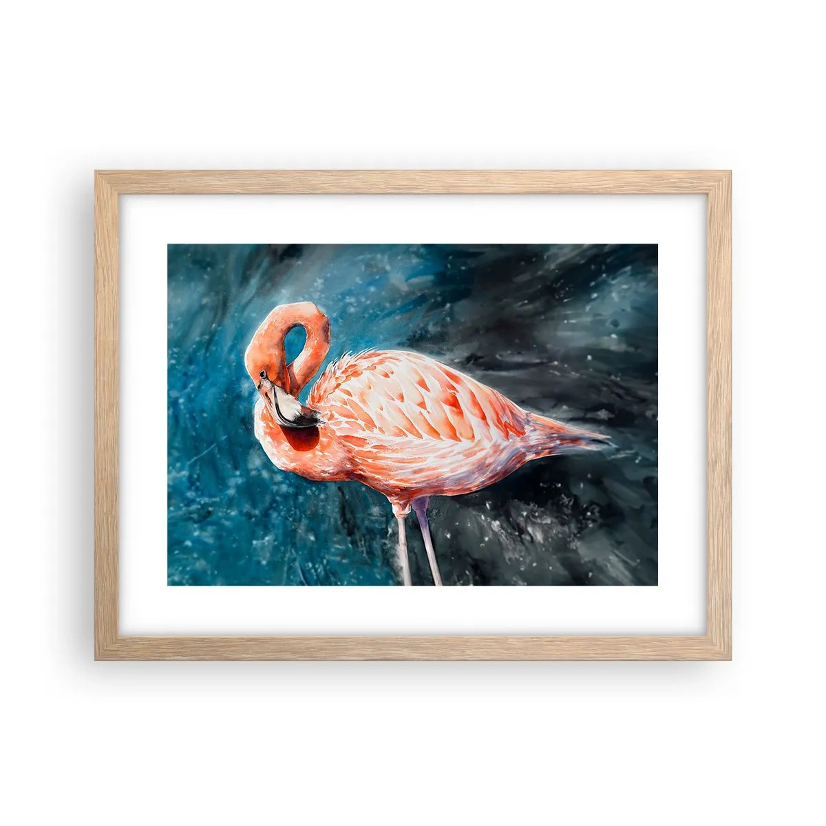 Poster in cornice rovere chiaro - Naturalmente decorativo - 40x30 cm