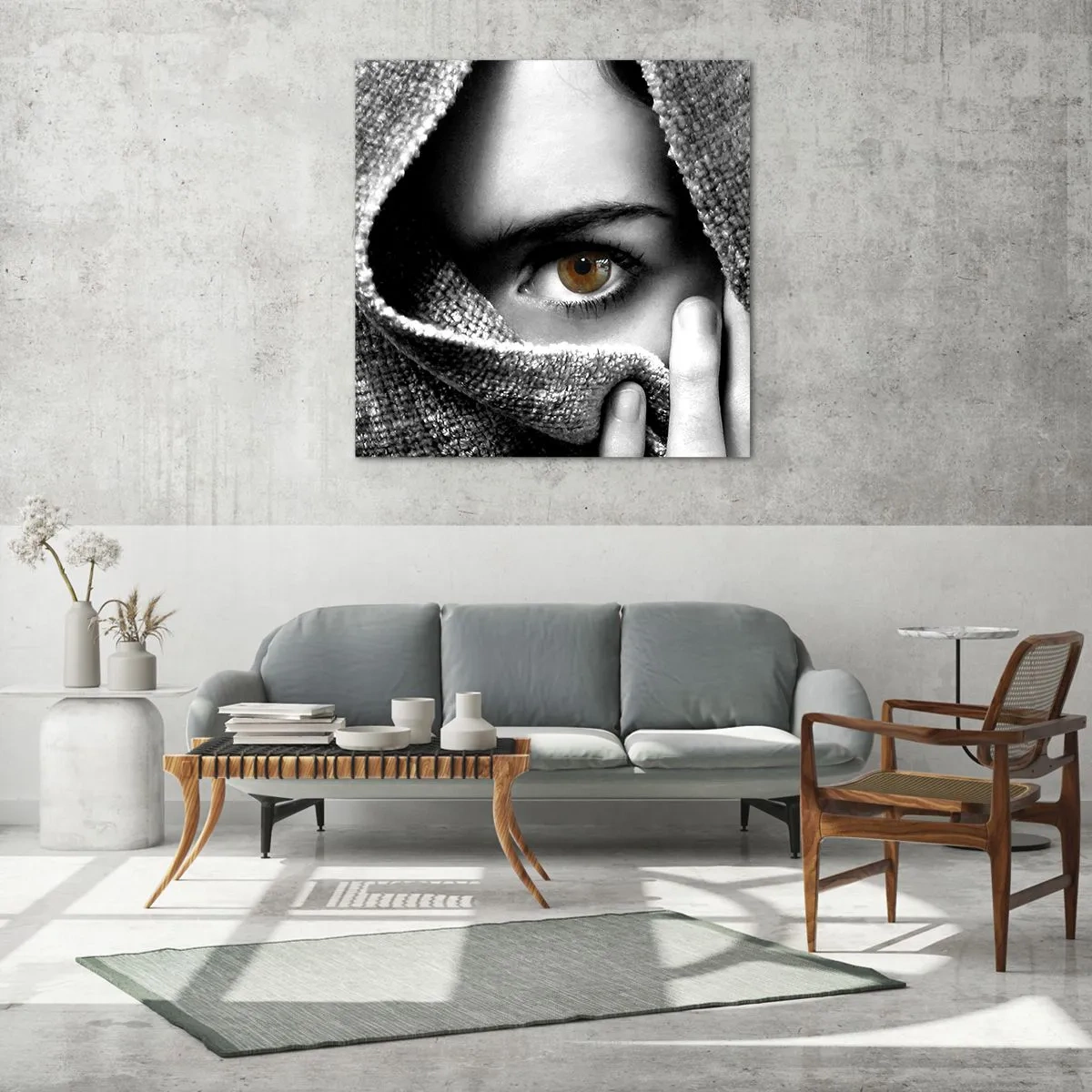 Quadro su vetro - Scopri il segreto - 30x30 cm