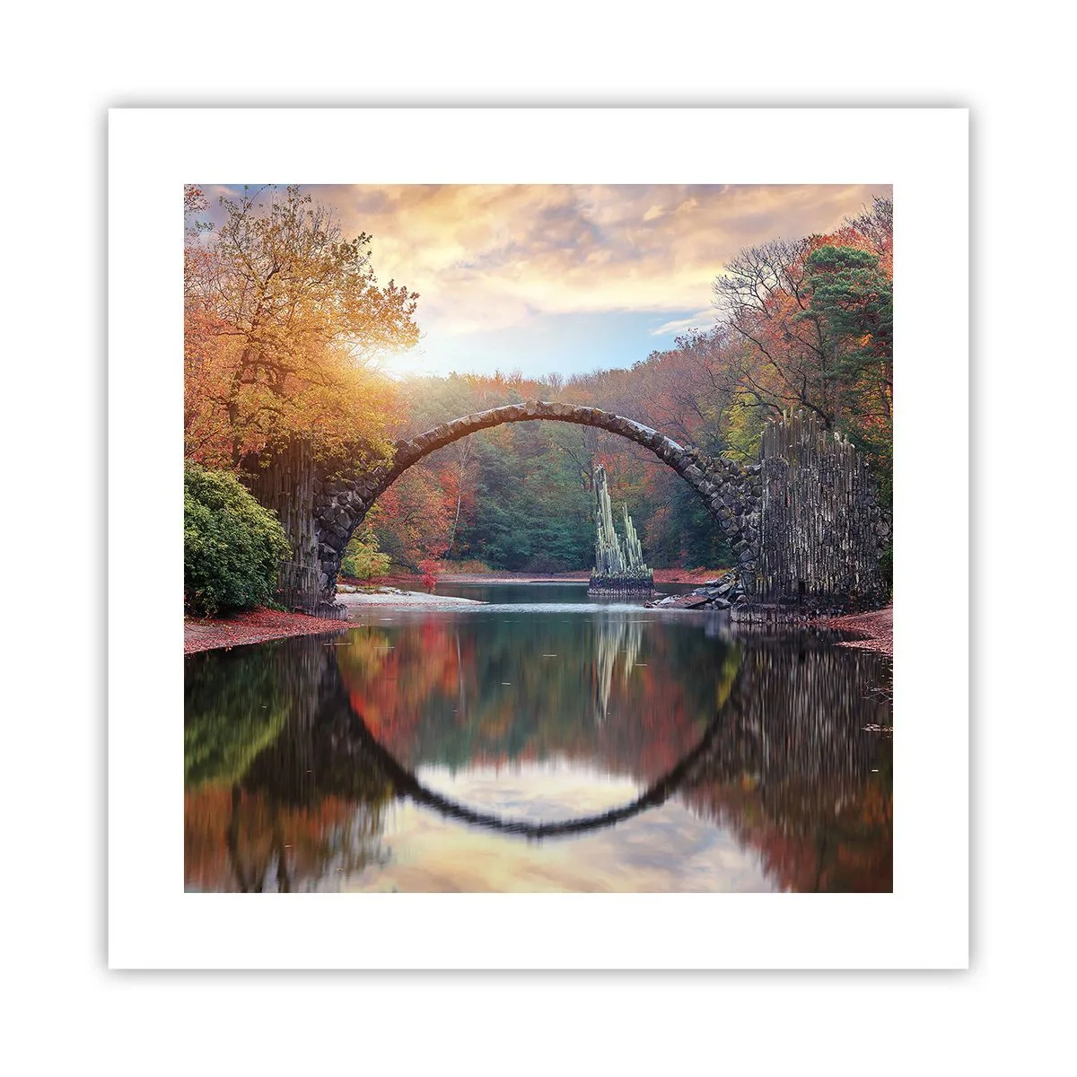 Poster - Dall'altro lato dello specchio - 40x40 cm