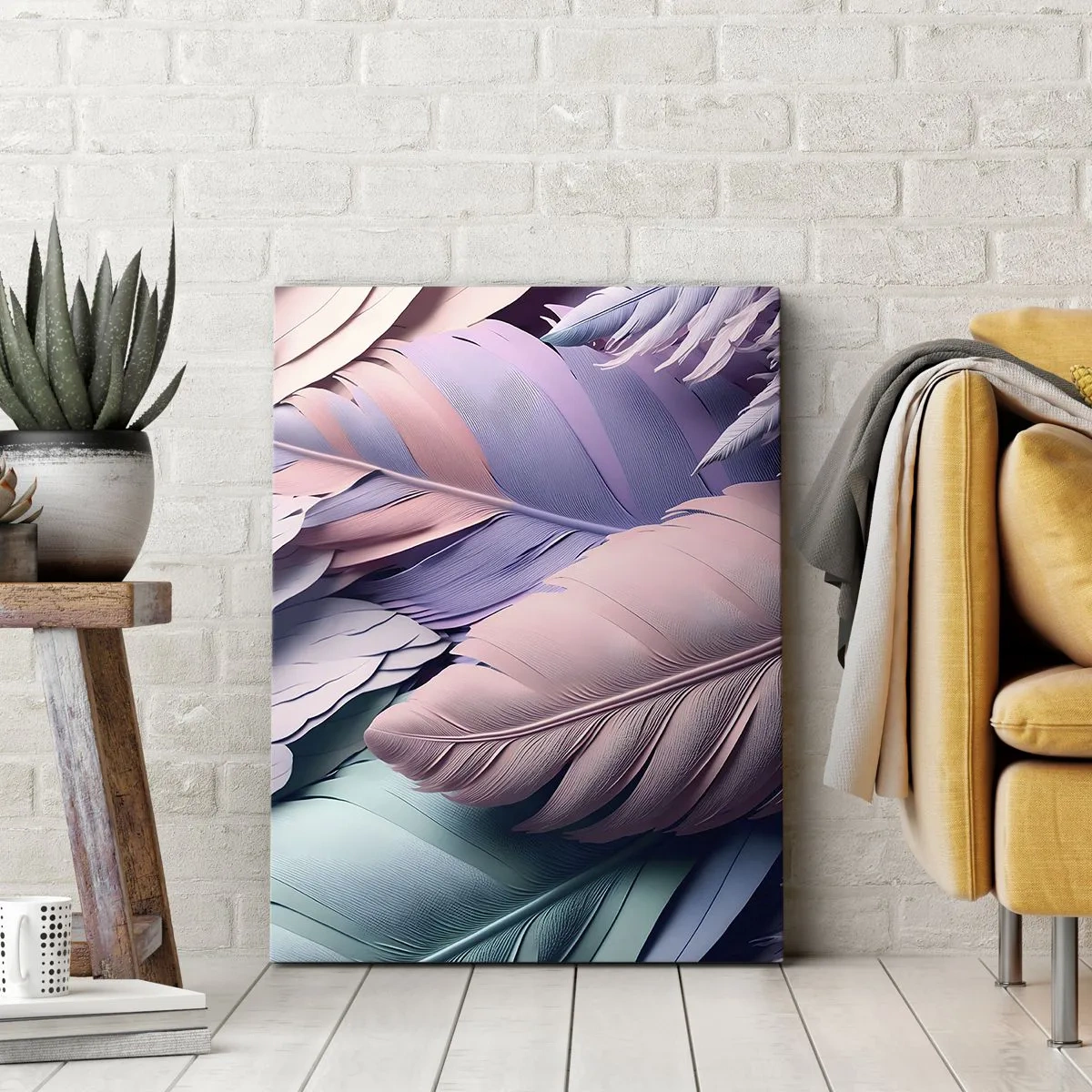 Quadro su tela - Stampe su Tela - Eleganza per uccelli - 45x80 cm