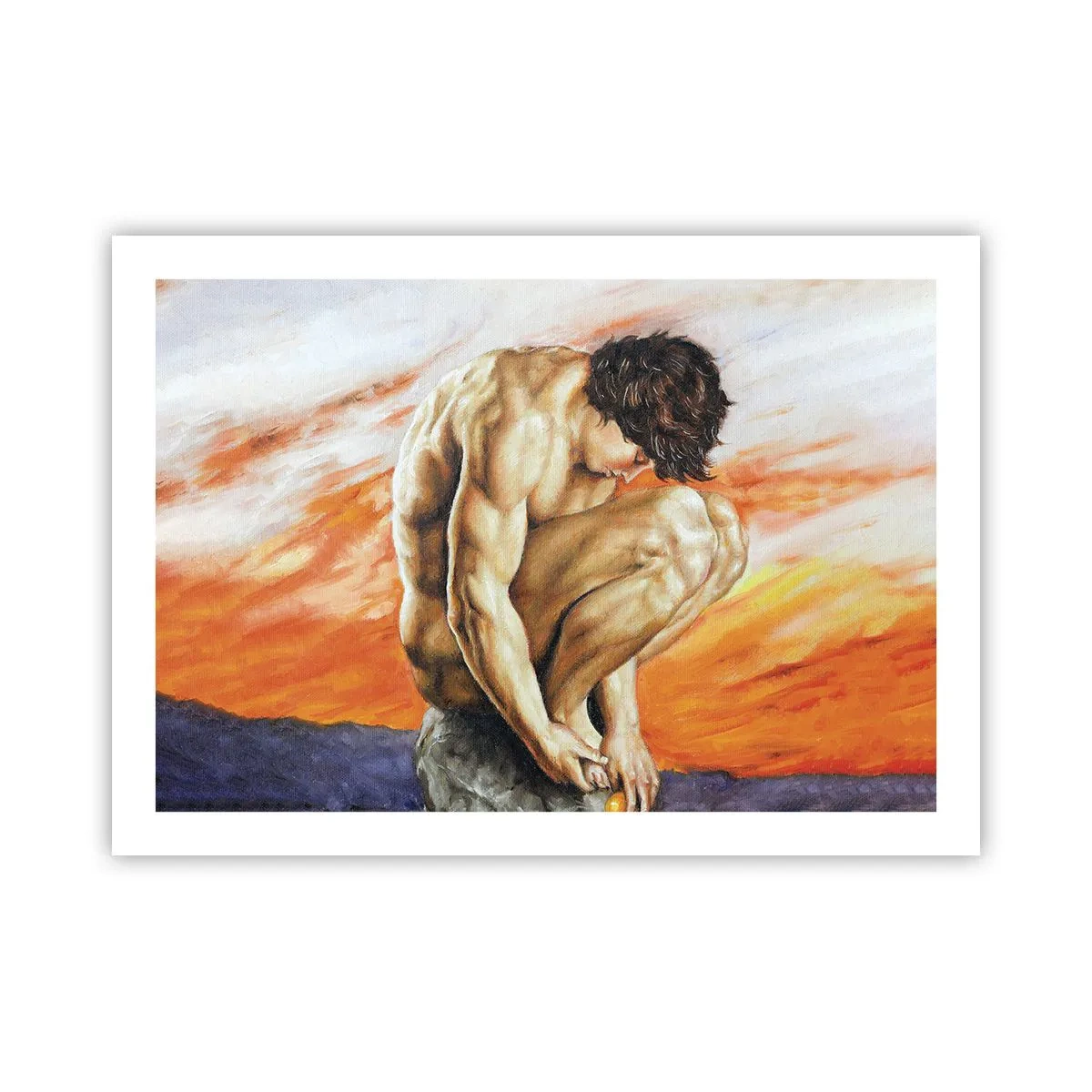 Poster - Immerso in se stesso - 70x50 cm