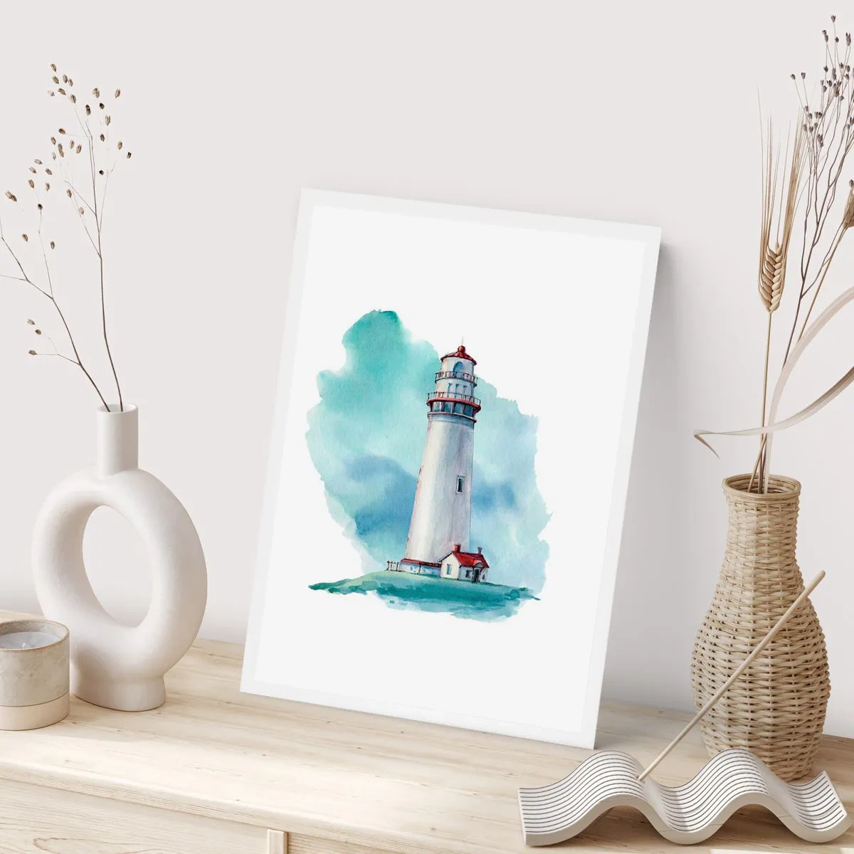 Poster - Il mite amico del blu - 30x40 cm