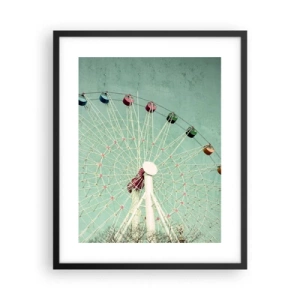 Poster in cornice nera - Venite a divertirvi - 40x50 cm