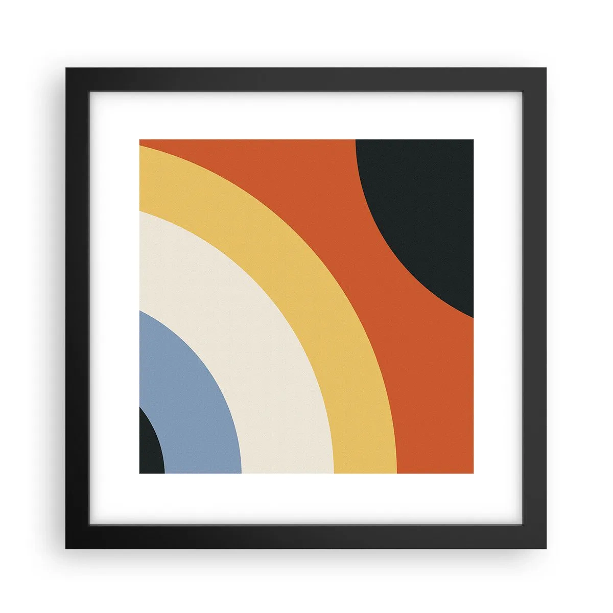 Poster in cornice nera - Verso di se - 30x30 cm