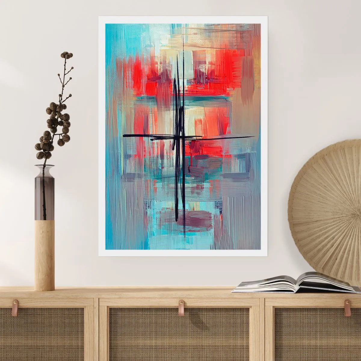 Poster - Paesaggio in una dimensione sconosciuta - 40x50 cm