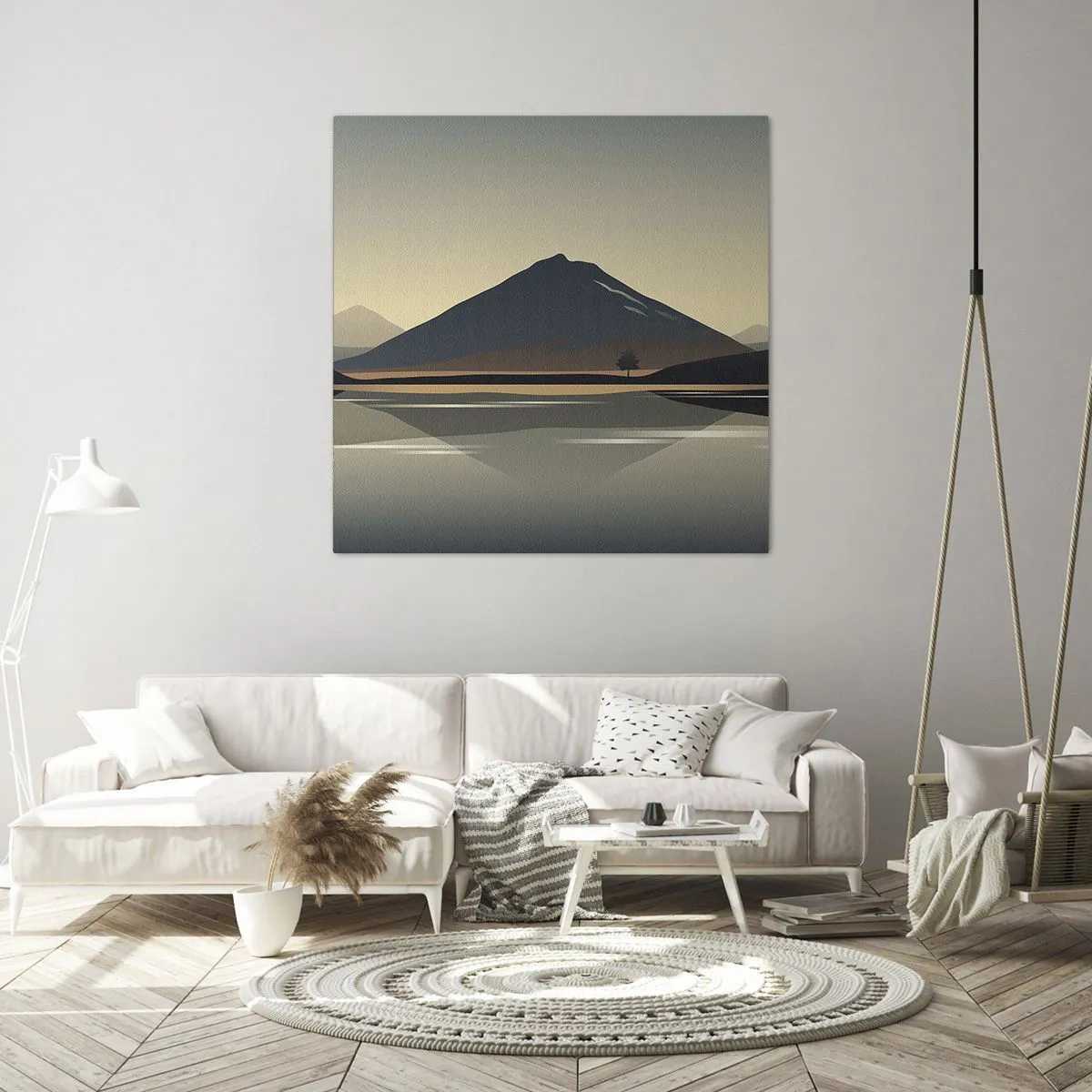 Quadro su tela - Stampe su Tela - Immagine speculare - 60x60 cm