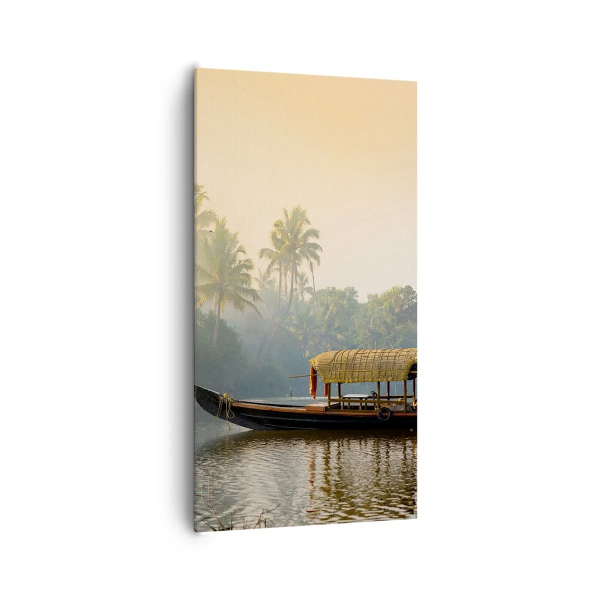 Quadro su tela - Stampe su Tela - Casa sul fiume - 65x120 cm