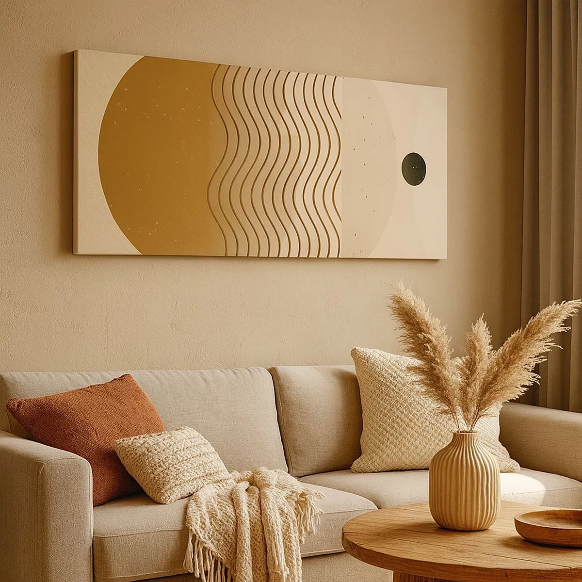 Quadro su tela - Stampe su Tela - Sull'origine delle figure geometriche - 100x40 cm