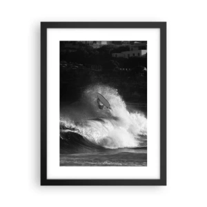 Poster in cornice nera - Sfida accettata! - 30x40 cm