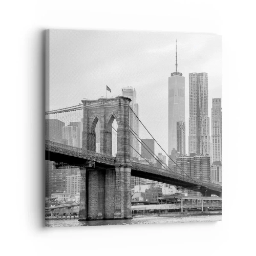 Quadro su tela - Stampe su Tela - Atmosfera di New York - 30x30 cm