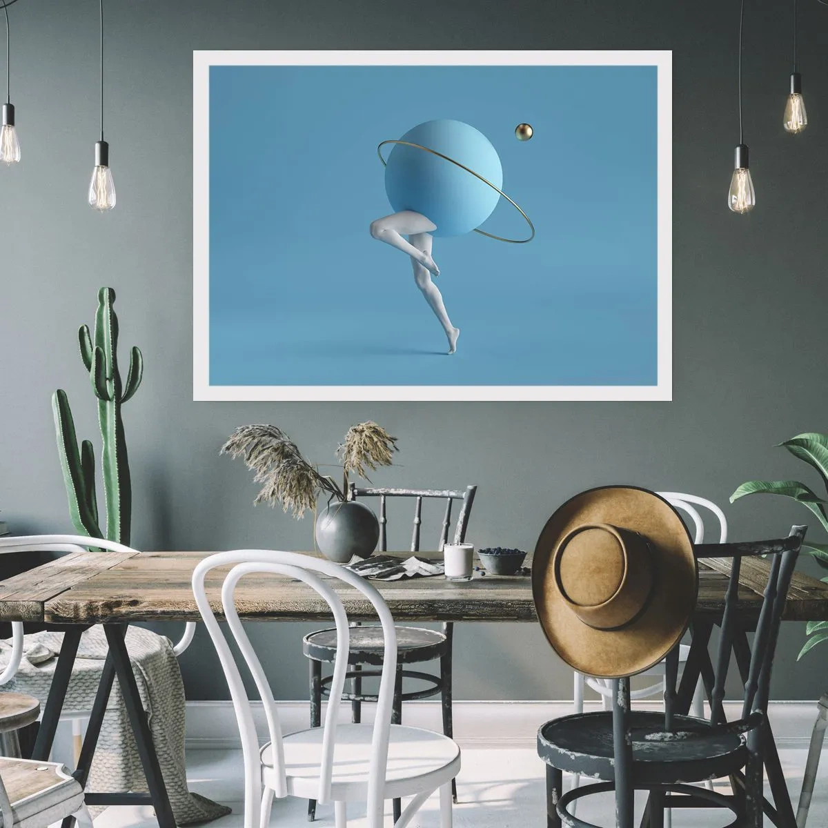 Poster - E i pianeti folleggiano - 70x50 cm