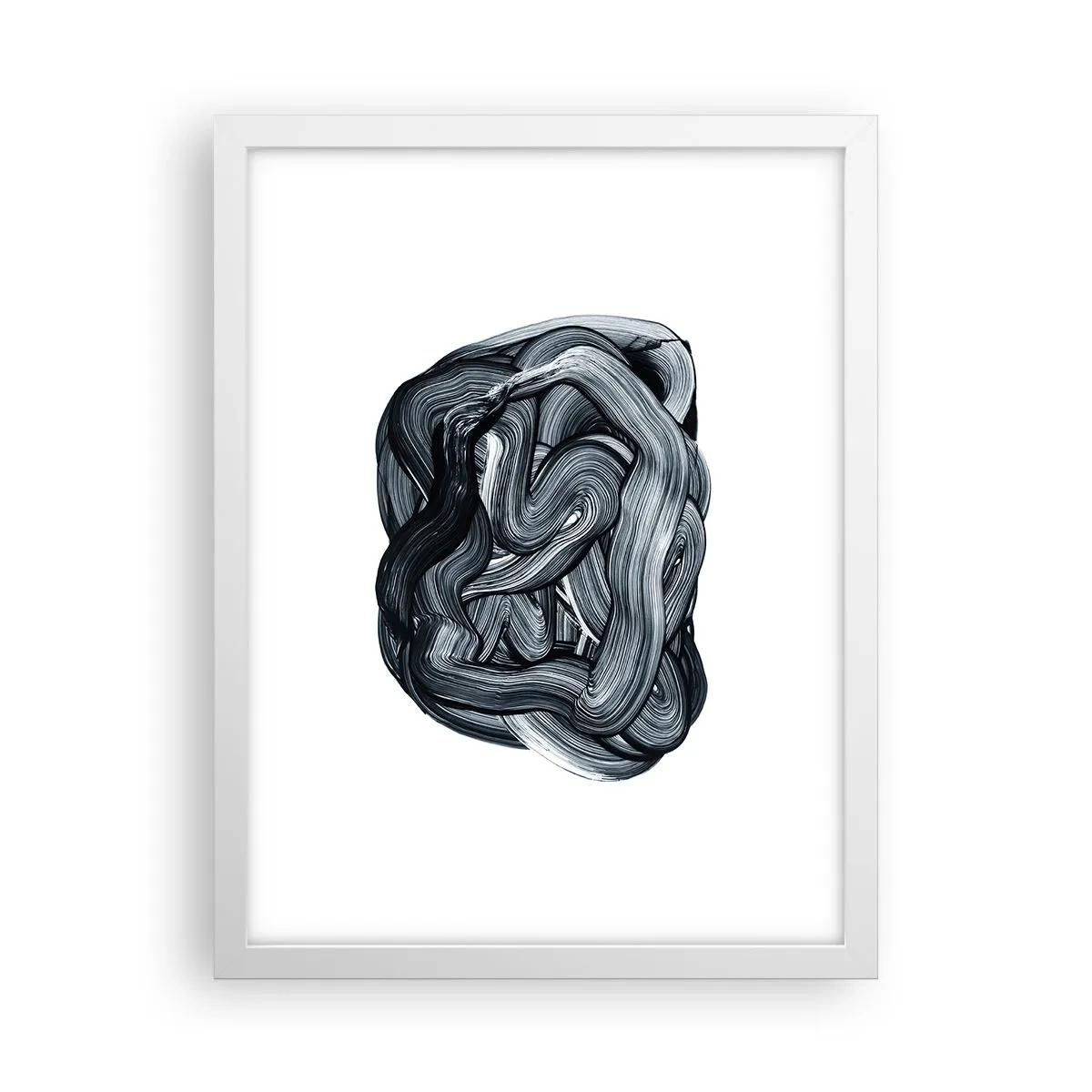 Poster in cornice bianca - Non è così semplice - 30x40 cm