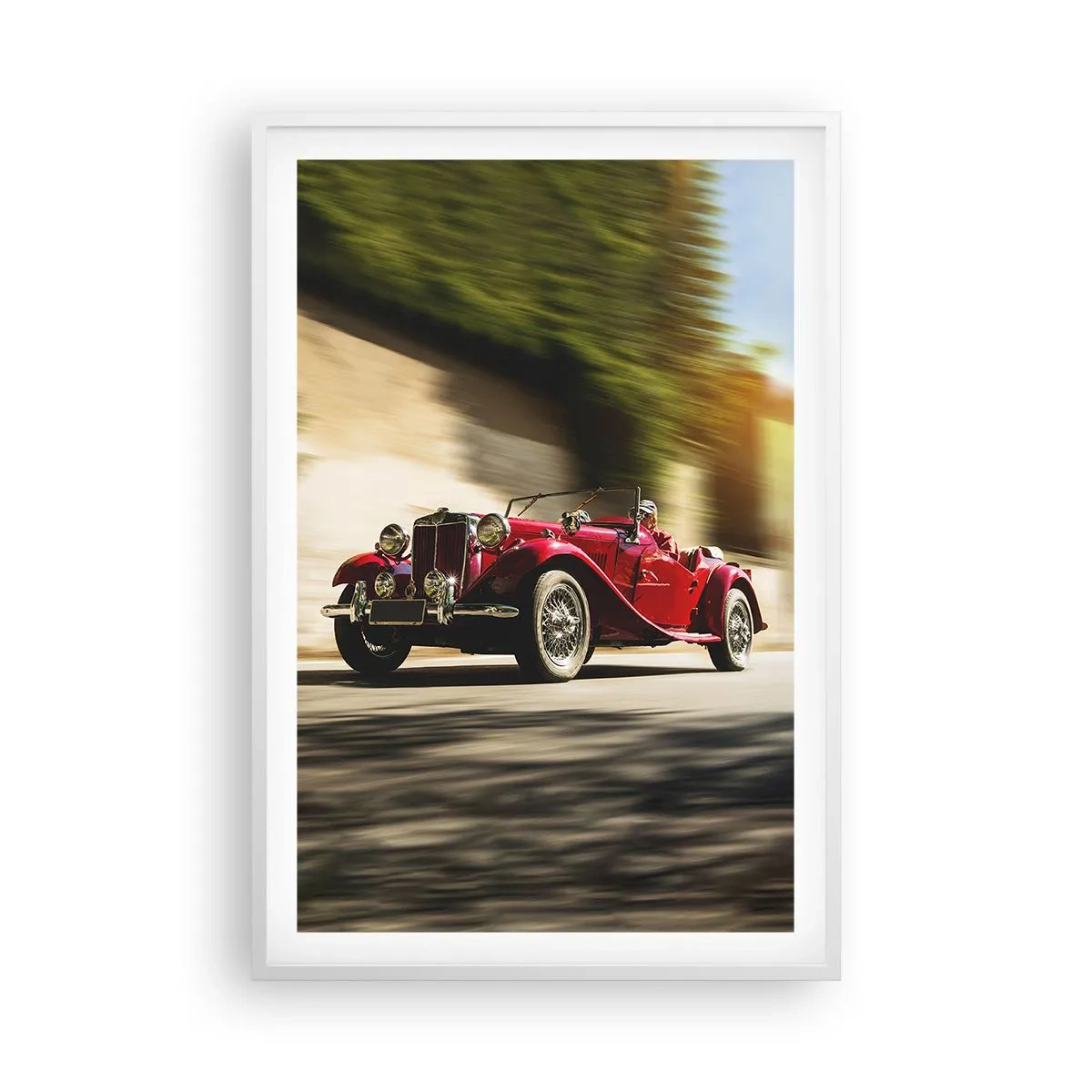 Poster in cornice bianca - Più bella della Nike di Samotracia - 61x91 cm