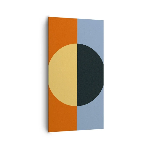 Quadro su tela - Stampe su Tela - Composizione di caldo e freddo - 65x120 cm