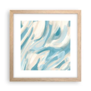 Poster in cornice rovere chiaro - Brezze primaverili - 30x30 cm