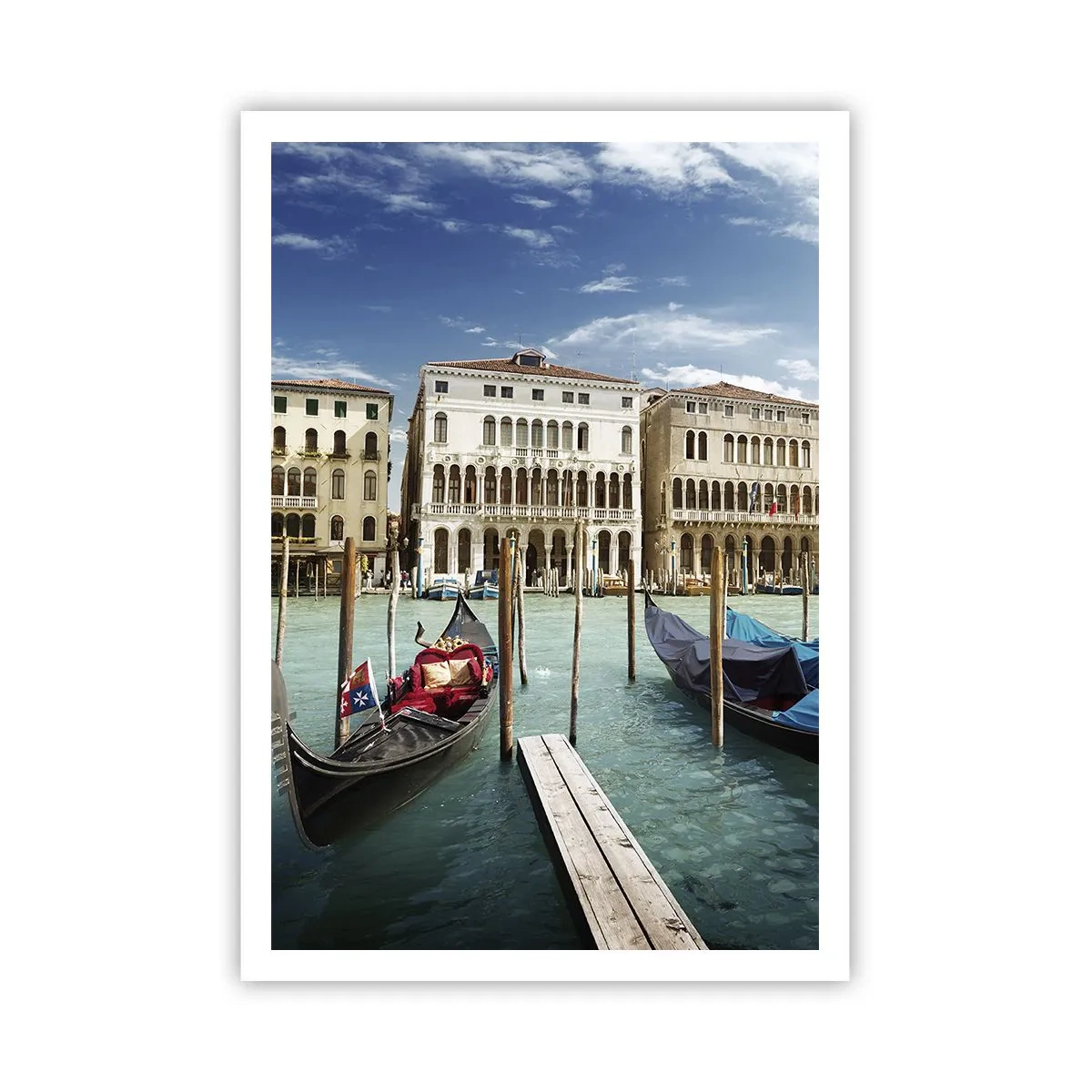 Poster - Palazzi nel blu - 70x100 cm