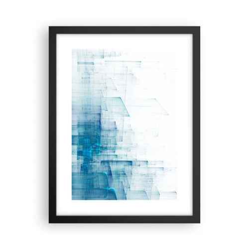 Poster in cornice nera - E lo spazio fu - 30x40 cm