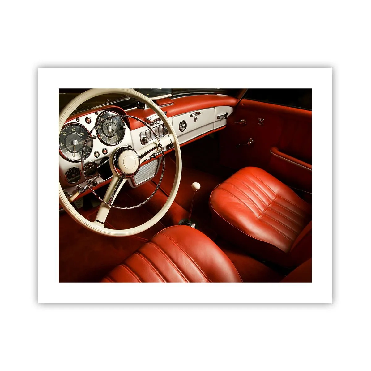 Poster - Lusso in stile vintage - 50x40 cm