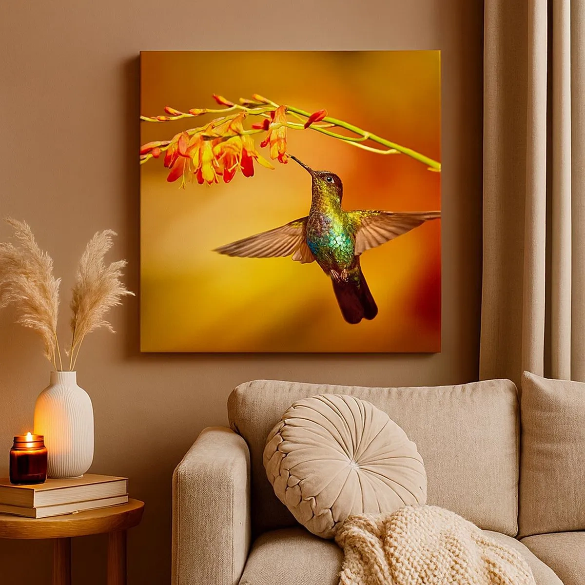 Quadro su tela - Stampe su Tela - Messaggero di luce secondo i Maya - 30x30 cm